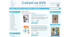 Desktop Screenshot of cviceninadvd.cz